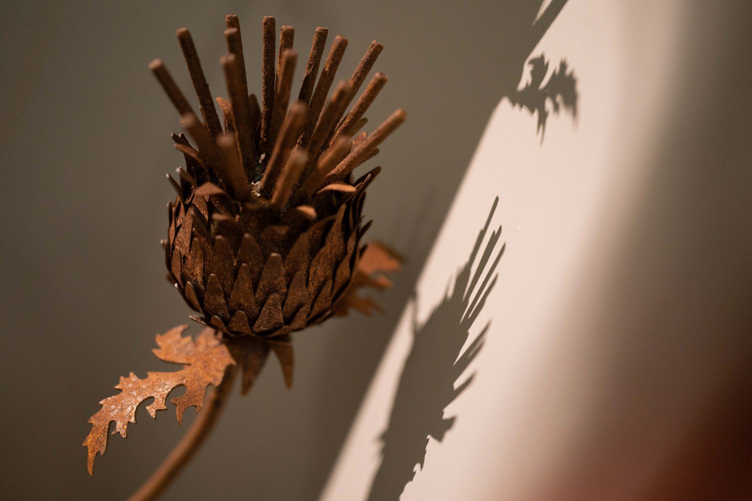 No11 Thistle Sculpture